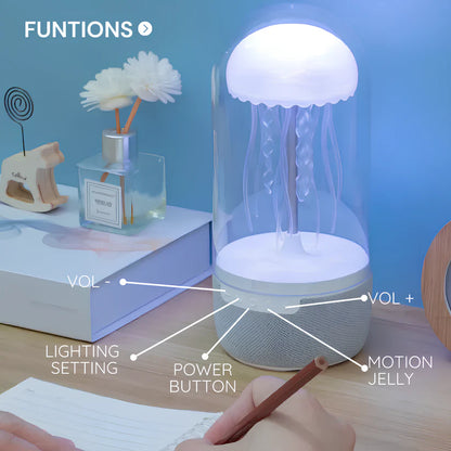 Jellyfish Bluetooth-Compatible Speaker Lamp