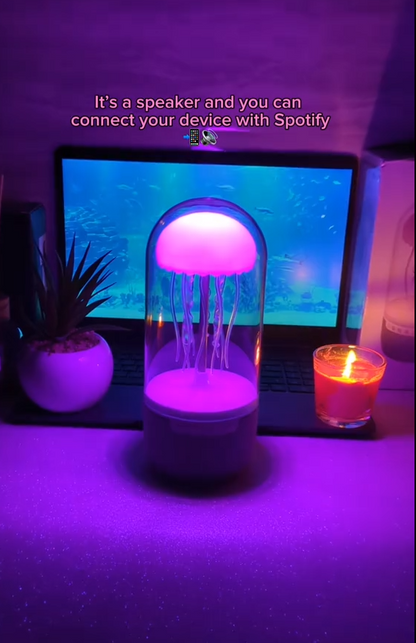 Jellyfish Bluetooth-Compatible Speaker Lamp