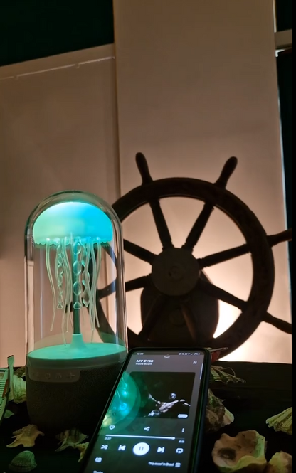 Jellyfish Bluetooth-Compatible Speaker Lamp